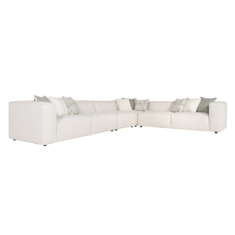 Bliss Modular Sectional, 28" H x 160.5" W x 123.5" D, 6