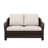 Polyethylene (PE) Wicker Outdoor Patio Loveseat-396752078