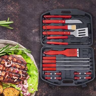 Whetstone Stainless Steel Dishwasher Safe Grilling Tool Set & Reviews