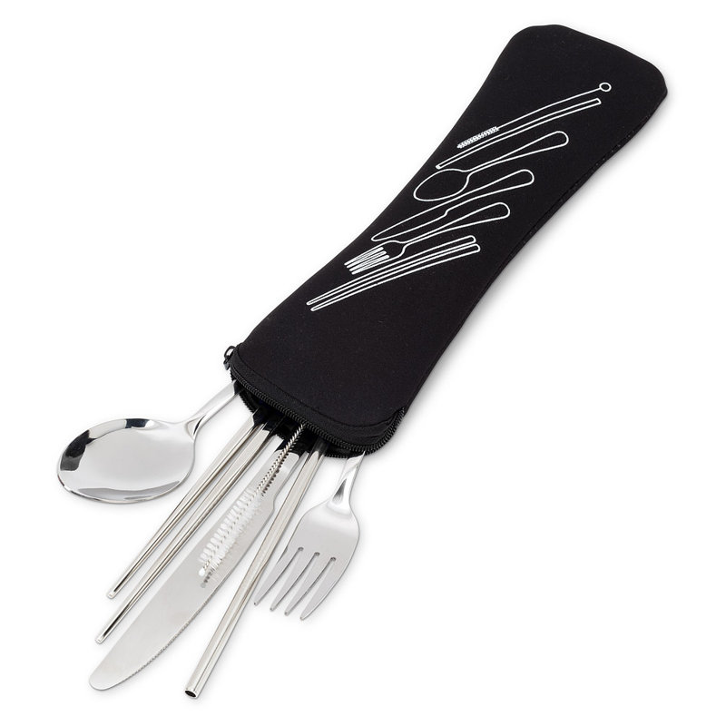 Ebern Designs Stainless Steel (18/10) Flatware Set