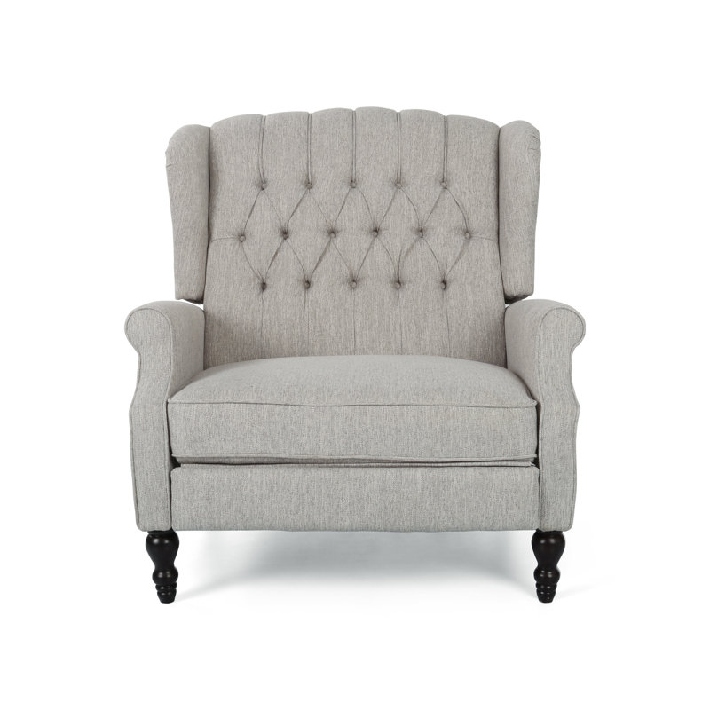 Fauteuil en tissu, Gris clair