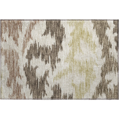 Premium Machine Washable Lisse Chocolate Rug