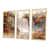 Toile naturelle avec cadre flottant