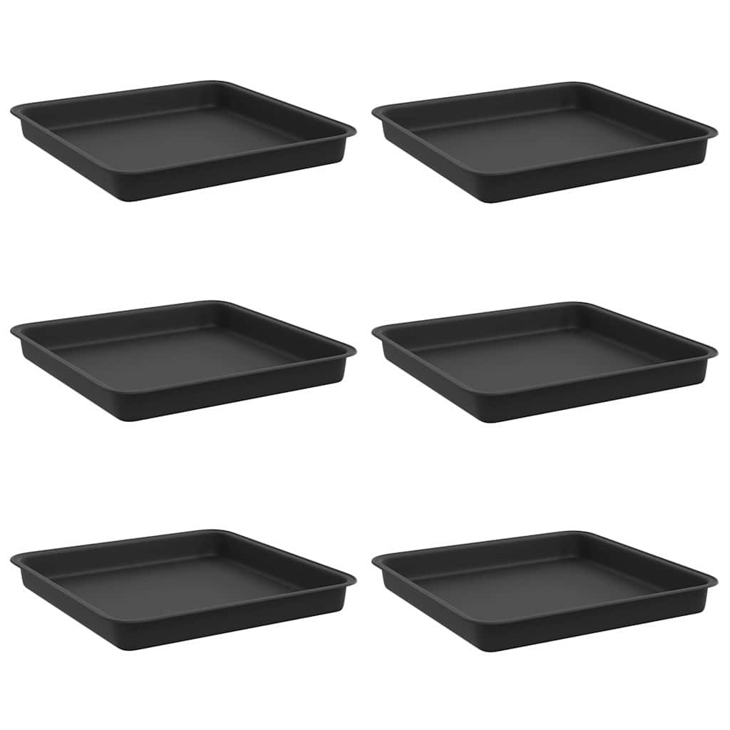 Square Flower Tray Plastic Planter Modern Indoor Outdoor Lightweight