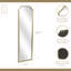 Miroir de plancher Nuvelle | Clouté |