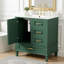 Ensemble de meuble-lavabo moderne 30 po avec lavabo, porte à fermeture douce et 3 tiroirs-112684908