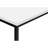 Narrow Accent Console Table For Entryway Or Living Room - Modern White Laminate With Metal Base | Gift Idea-1582428274-1582703553