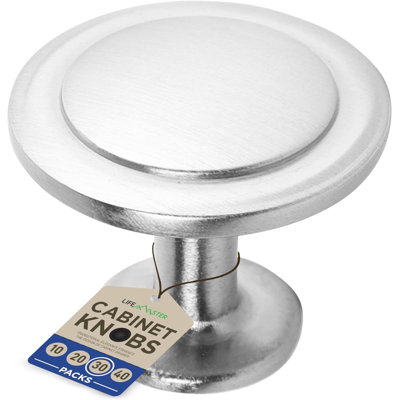 Hall & Closet Brushed Nickel Round