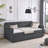 Upholstered Daybed, Twin Size Daybed With Twin Size Trundle Tufted Sofa Bed, Waved Shape Arms-352298639