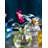 Hibiscus Glass Vase-30058371-30058365