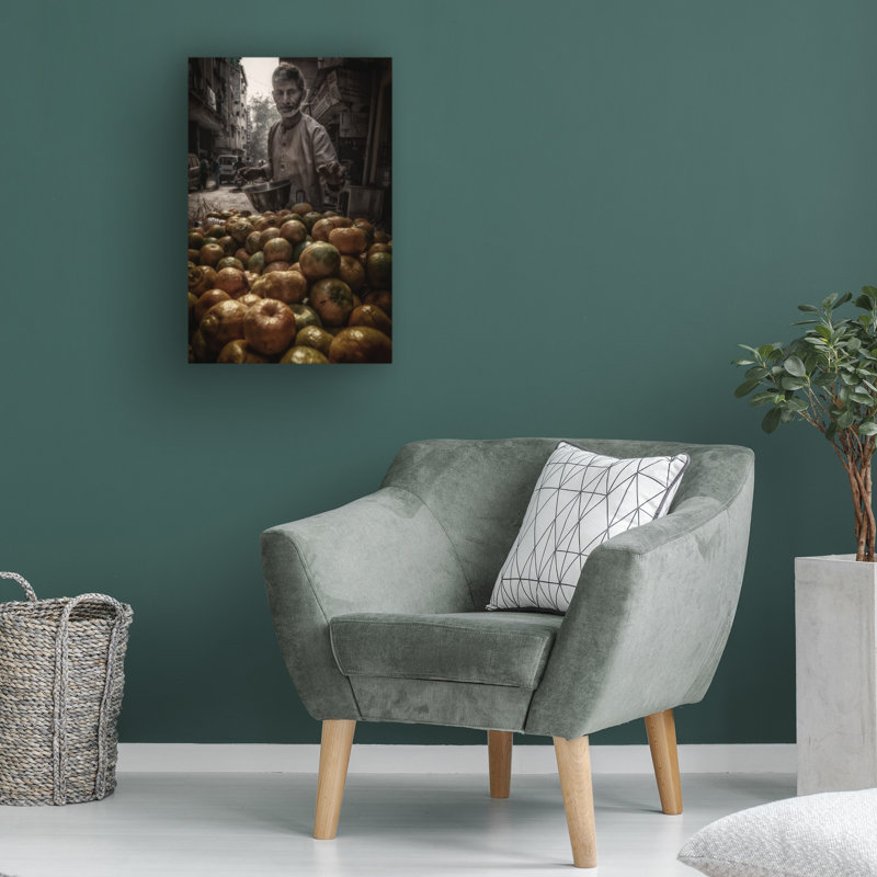 Œuvre sur toile, "Pavol Stranak Tangerines", H 47 po x l 30 po