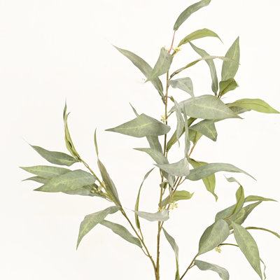 40" Artificial Berry Willow Eucalyptus Sprays Branch For Vase Filler, Farmhouse Foliage Branch Long Stem Floral Bulk Bouquet For Wedding Party Home Office Table Centerpiece Shelf Decorations