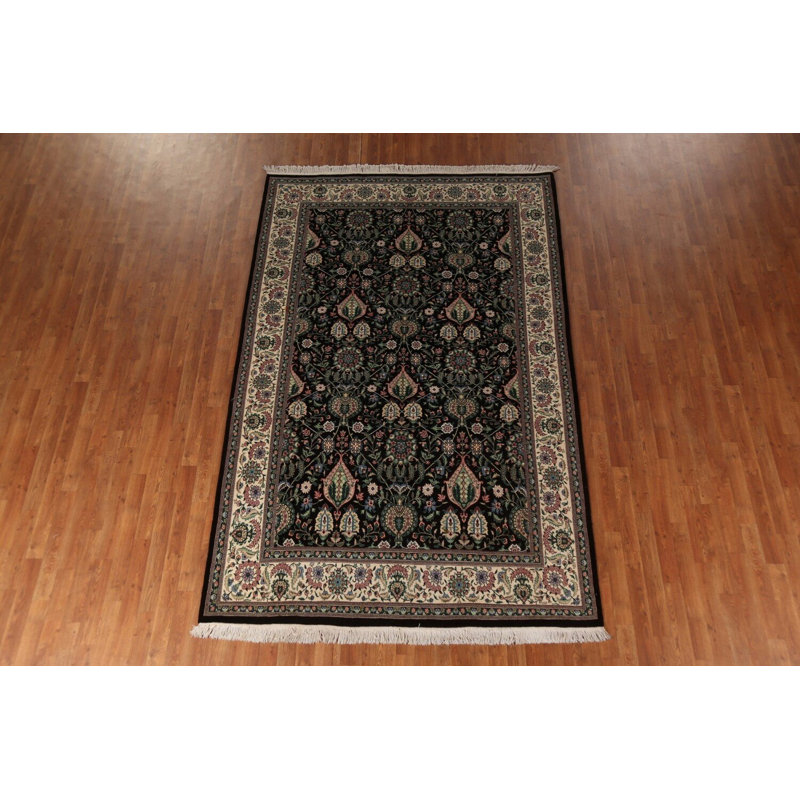 Tapis chinois noir Aubusson 6 x 10