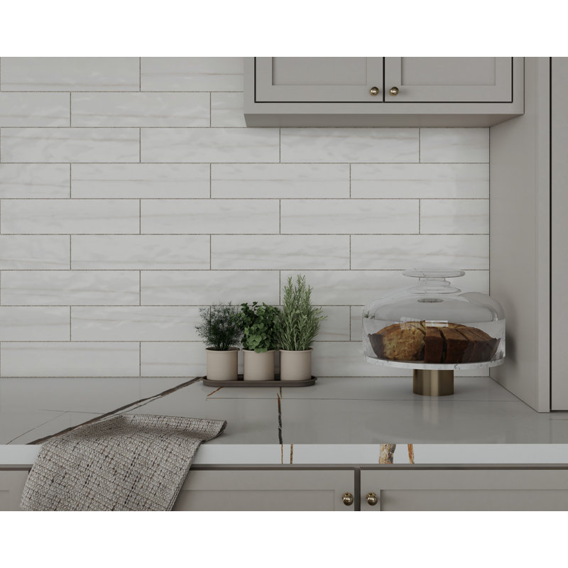 Alpine 3in.x12in. Ceramic Subway Wall Tile