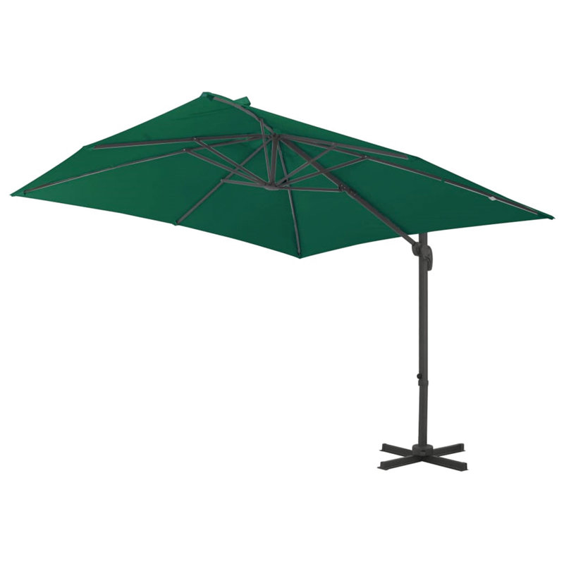 Russia 300cm Tilt Cantilever Parasol, Green
