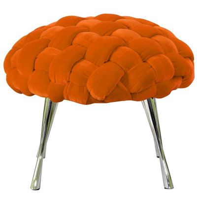 Solid + Manufactured Wood Accent Stool