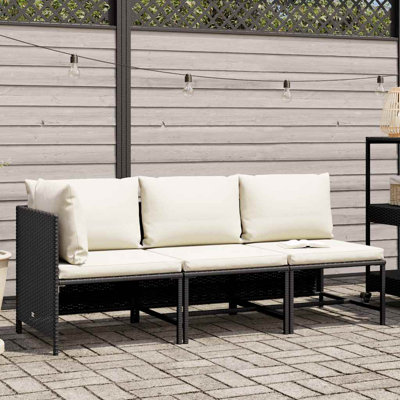 Nisse 23.6" Wide Square Patio Sofa with Cushions