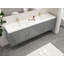 Ensemble de meuble-lavabo double mural 70,5 po Stollings-2056686677-2094319828