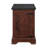 Farmhouse End Table Nightstand Rectangular Farmhouse End Table With Barn Door And Adjustable Storage Shelf, Rustic Sofa Side Table For Living Room, Bedroom-119404483