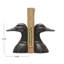 Caselyn Decorative Distressed Cast Metal Duck Head Bookends