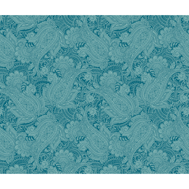 Hilla 10m x 50cm Matte Wallpaper Roll, Dark Blue