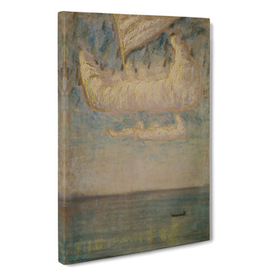 Thoughts by Mikalojus Konstantinas - Wrapped Canvas Painting