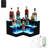 LED Liquor Bottle Display Shelf, Bottle Display Shelf Bar Shelves with Remote & App Control, 16 Colours, 4 Music Modes
