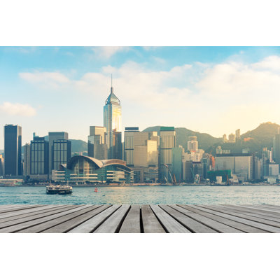 Hong Kong Downtown - Wrapped Canvas Print