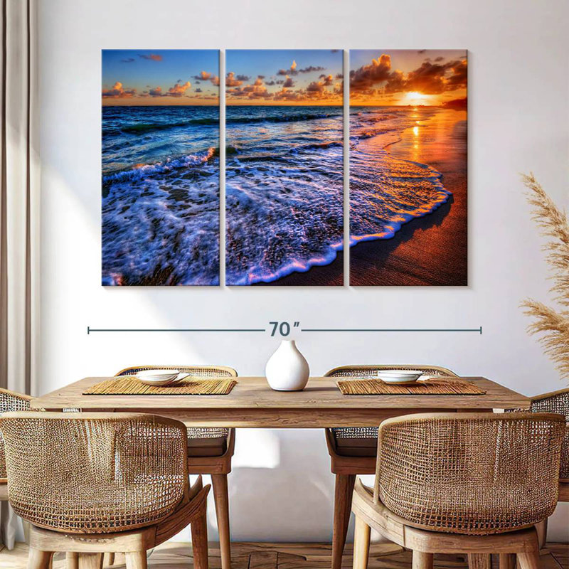 Gillard Vivid Ocean View, H 32 po x l 50 po