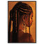 «Crowned in Braids», toile Art Portrait par Art Remedy