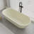 69" Freestanding Soaking Bathtub Solid Surface Stone Resin Soaking Tubs
