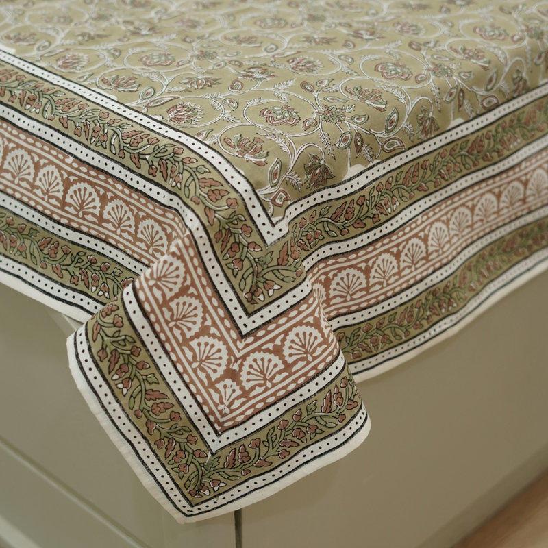 Ensemble de draps en coton Fab divine - Drap fait à la main avec housses de coussins assortis - literie de qualité supérieure, Saraswati.