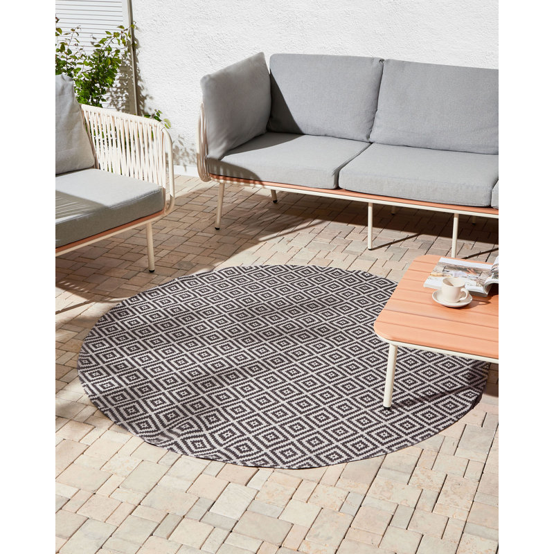 Outdoor Rug THRISSUR, Round 160 cm