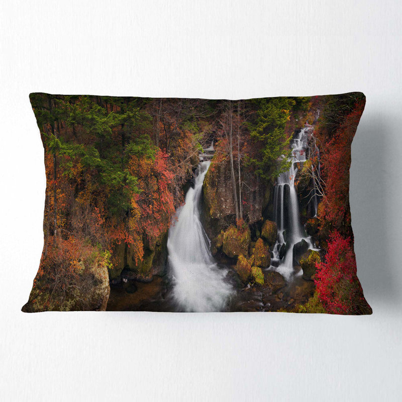 Coussin lombaire paysage Ryuzu près de Nikko au Japon