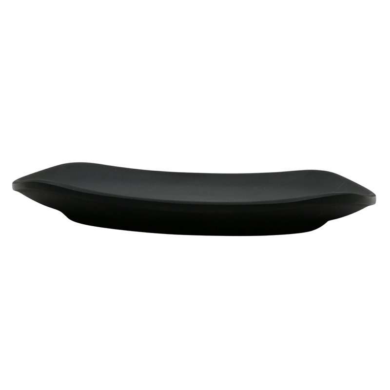 Assiette plate en mélamine GET P-875-BK, 9 po, noire (ensemble de 12)