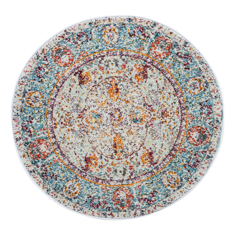 Folmar Oriental Indoor Rug, Round 3'3"