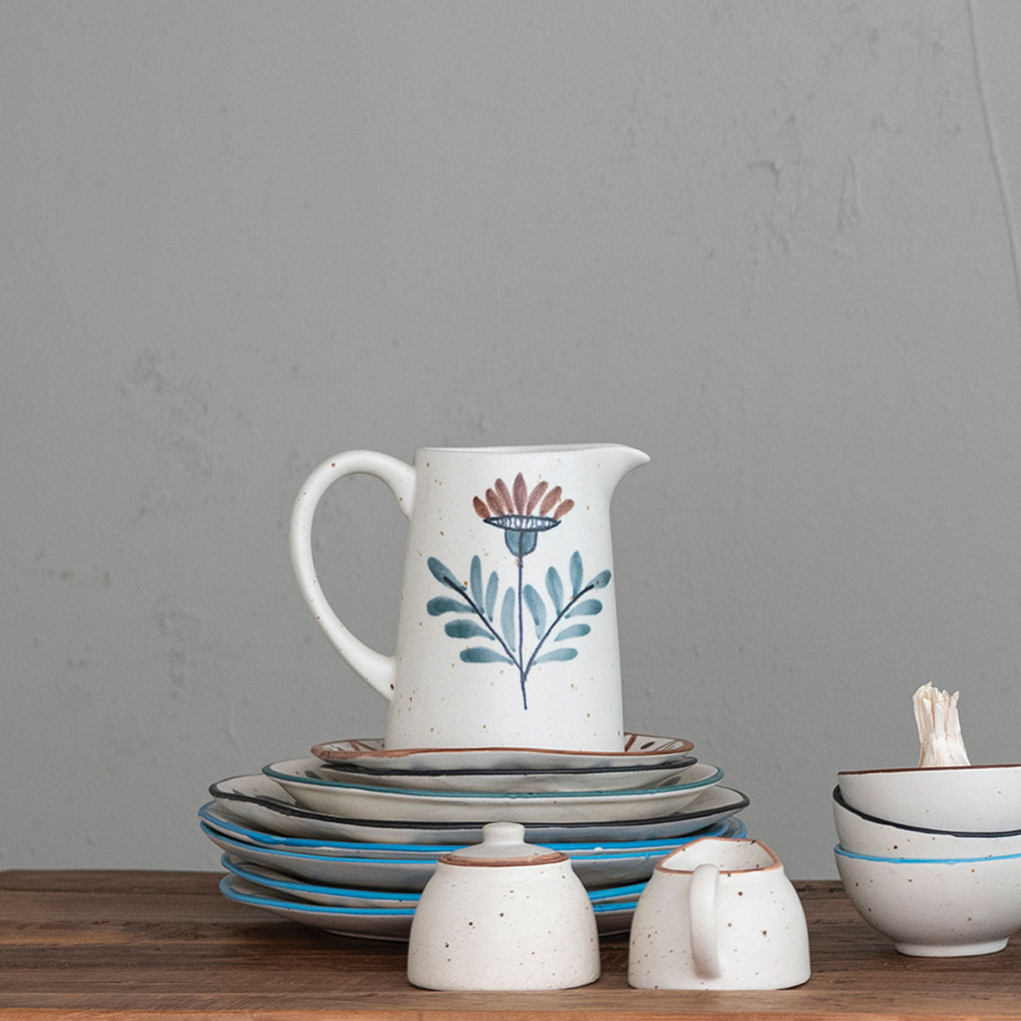 Belgrade 50.72oz. Stoneware Pitcher