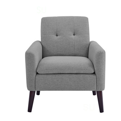 Tufted Upholstered Armchair