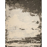 Contemporary One-of-a-Kind Rectangle 8' X 10' Hand Knotted Area Rug