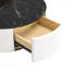 Table basse gigogne moderne avec tiroir 27,6 po Modern