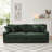 2 - Piece Upholstered Green Chenille Modular Sectional Sofa with Armrests & Throw Pillows-718692608
