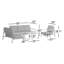 Ensemble de conversation Townsend avec coussins Sunbrella-763330969