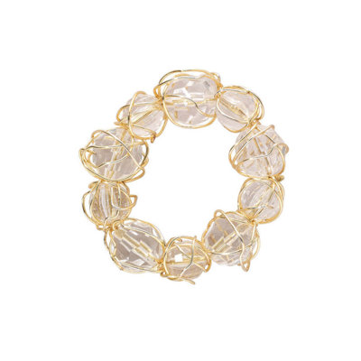 Crystal Bauble Gold NR P/4
