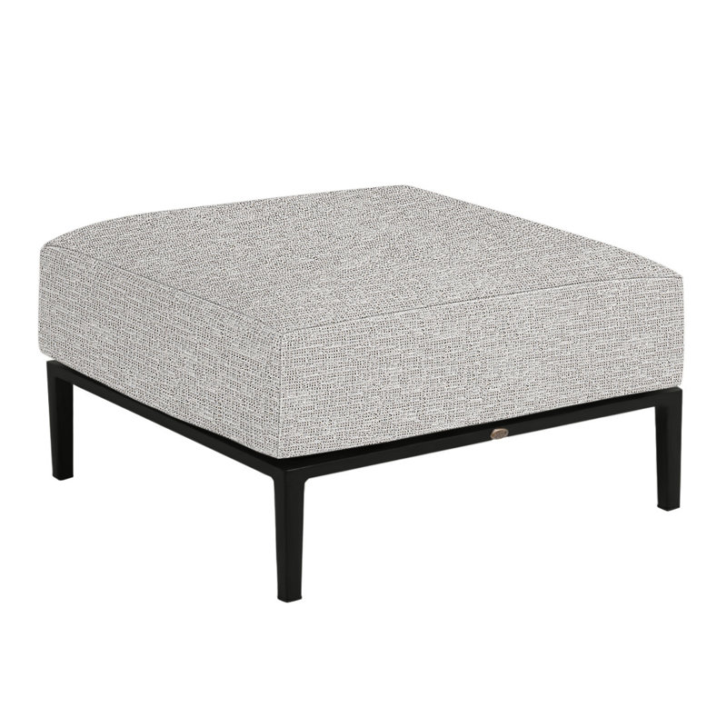 Repose-pieds Havana - noir, Caramel tweed, Welt/Standard fill, Black