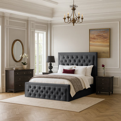 Lillias Upholstered Ottoman Storage Bed