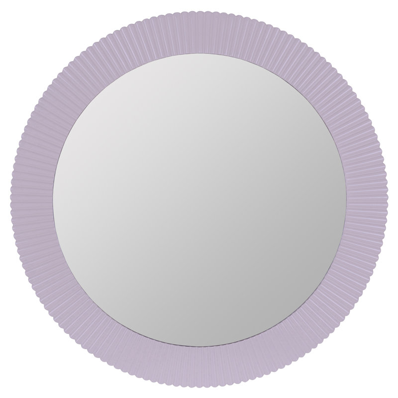 Josia Resin Wall Mirror, French Lilac
