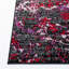 Tapis abstrait noir / mauve-1613465296