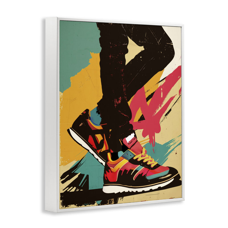 Walkin 'In The USA, estampe numérique, design par Annabelle Hall, H 30 po x l 24 po