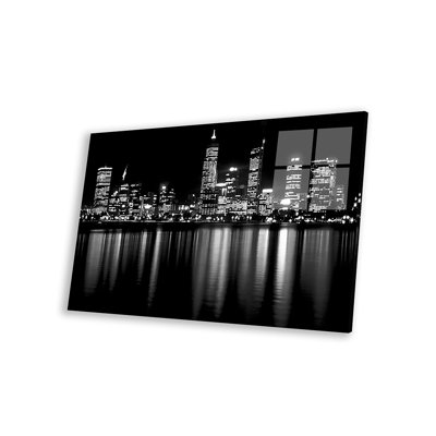Centre-ville, impression sur verre acrylique