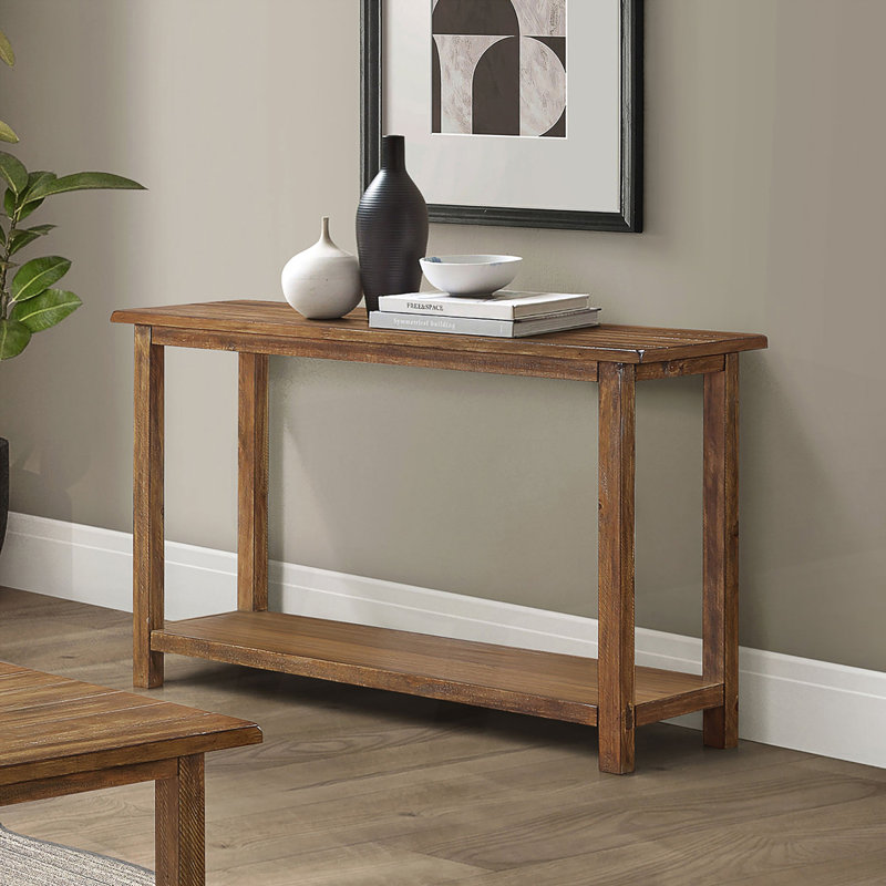 Console de canapé d'entrée en bois Castleton